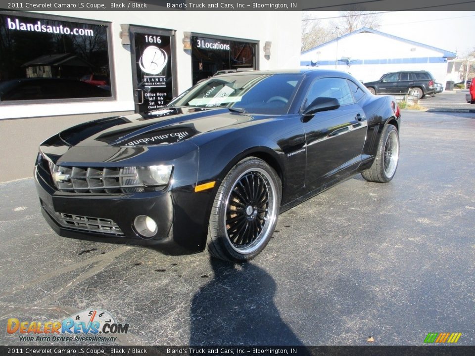 2011 Chevrolet Camaro LS Coupe Black / Black Photo #2