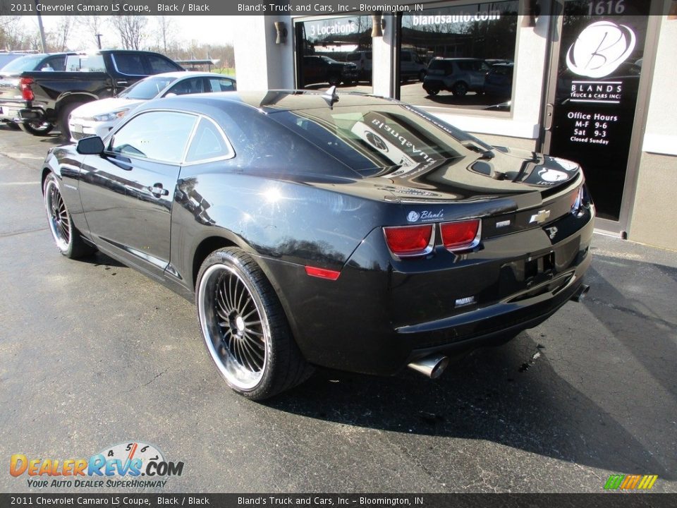 2011 Chevrolet Camaro LS Coupe Black / Black Photo #3