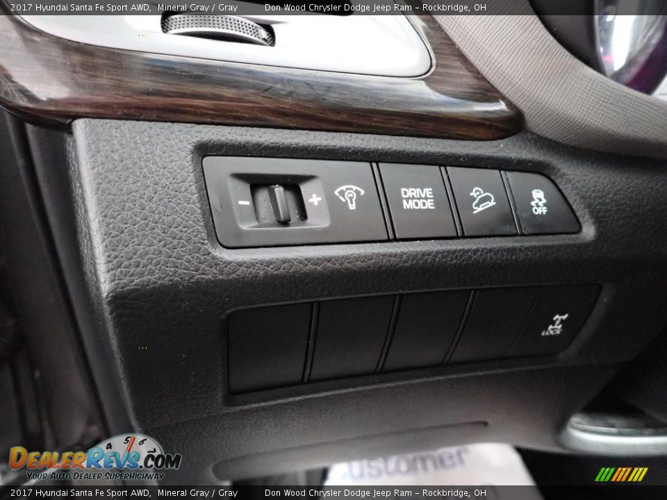 2017 Hyundai Santa Fe Sport AWD Mineral Gray / Gray Photo #15