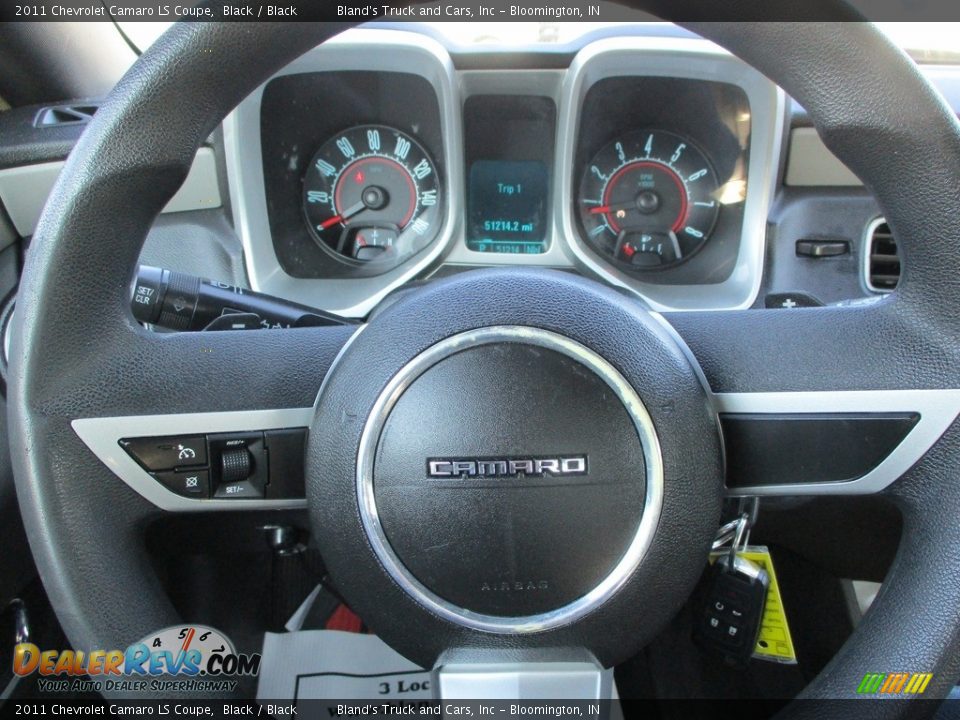 2011 Chevrolet Camaro LS Coupe Black / Black Photo #11