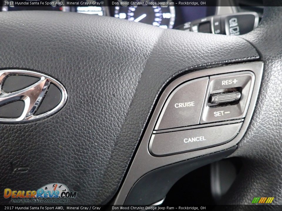 2017 Hyundai Santa Fe Sport AWD Mineral Gray / Gray Photo #17