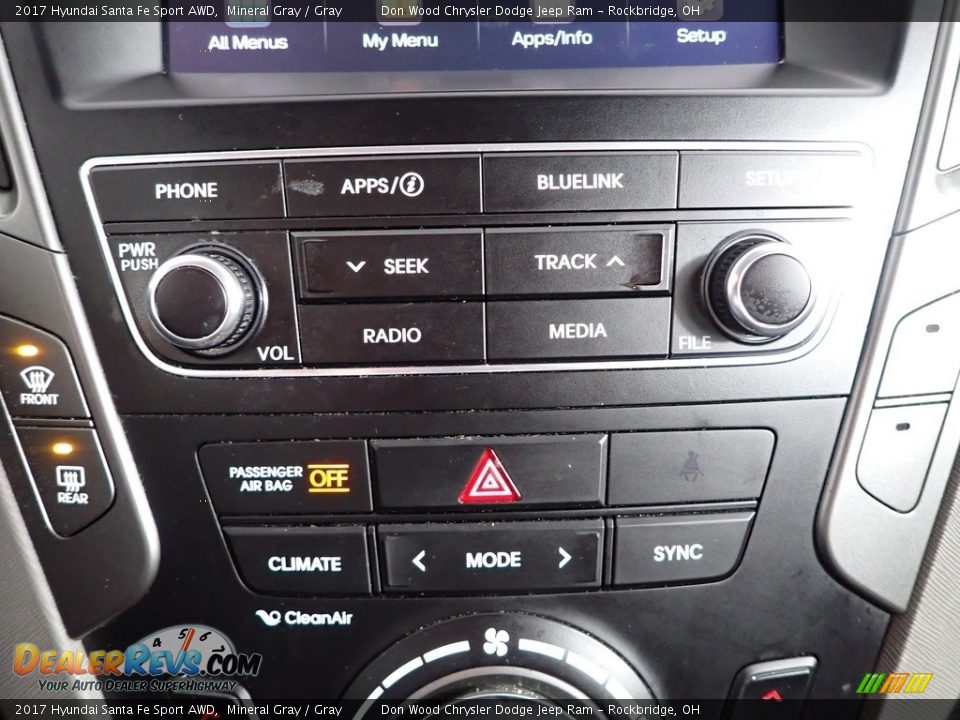 2017 Hyundai Santa Fe Sport AWD Mineral Gray / Gray Photo #18