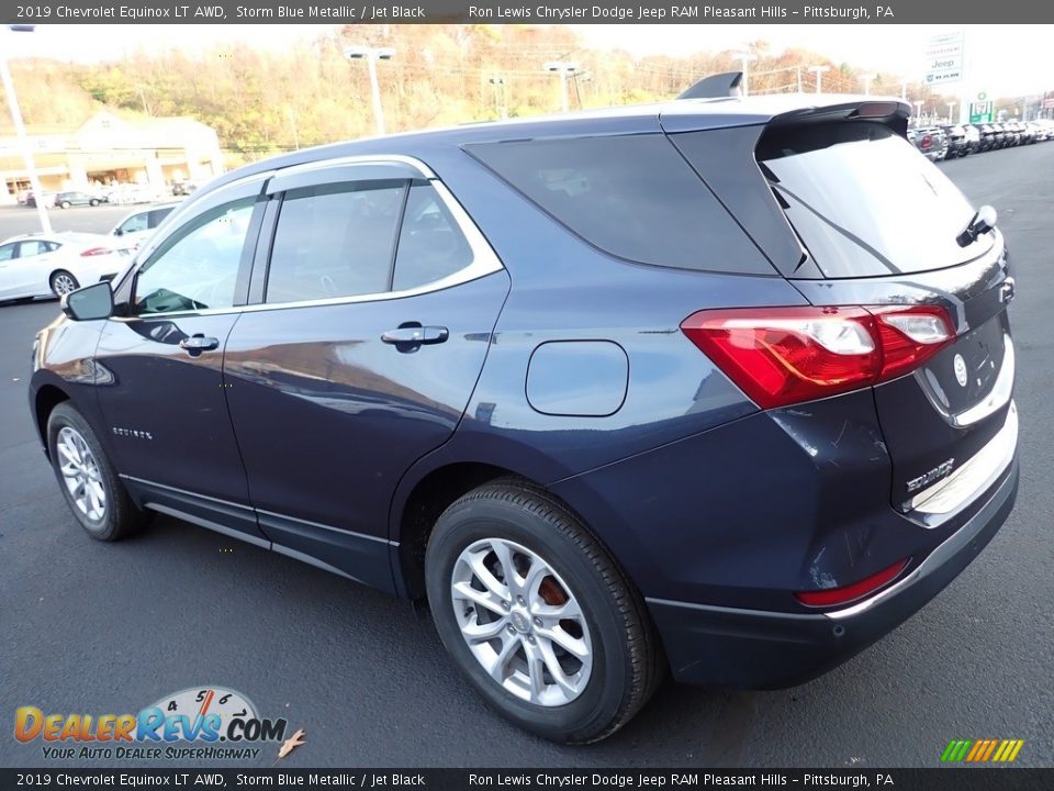 2019 Chevrolet Equinox LT AWD Storm Blue Metallic / Jet Black Photo #3