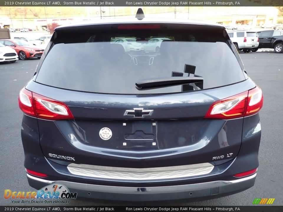 2019 Chevrolet Equinox LT AWD Storm Blue Metallic / Jet Black Photo #4