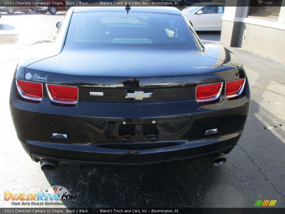 2011 Chevrolet Camaro LS Coupe Black / Black Photo #22