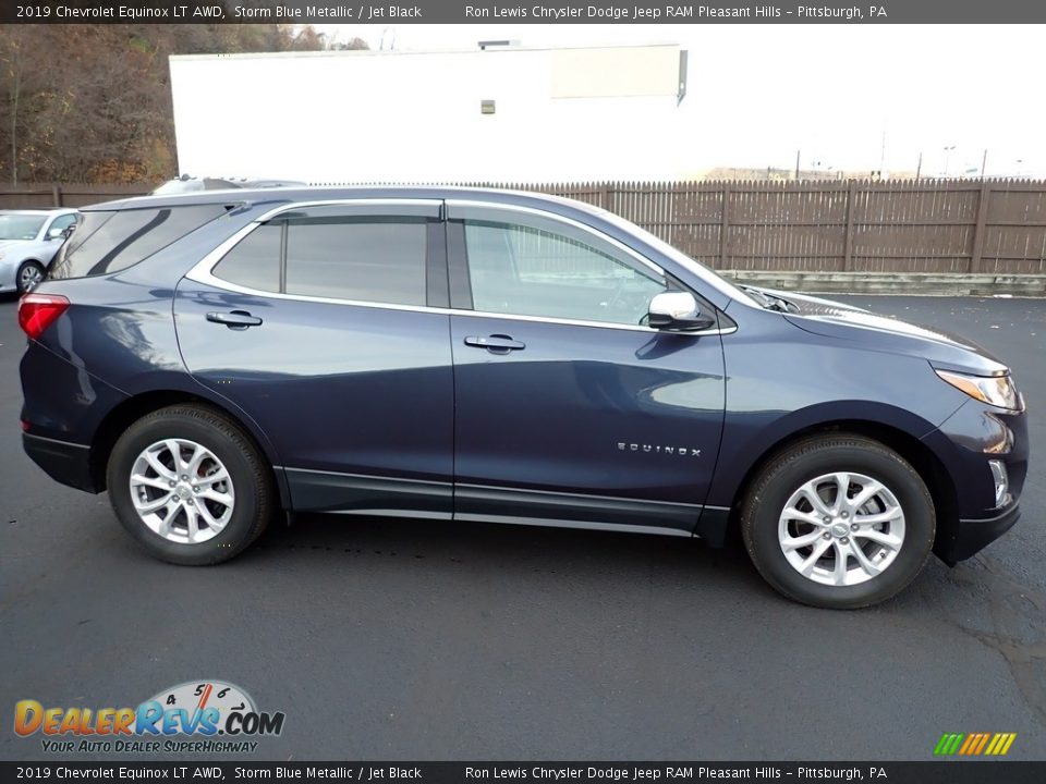 2019 Chevrolet Equinox LT AWD Storm Blue Metallic / Jet Black Photo #7