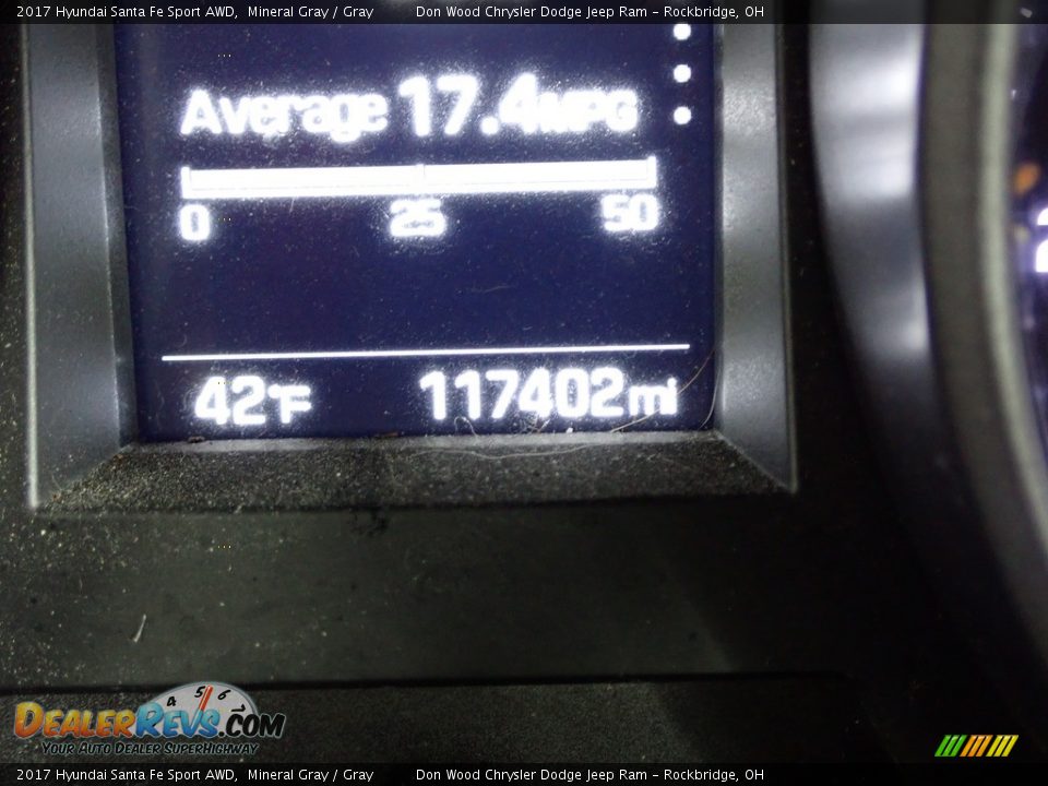 2017 Hyundai Santa Fe Sport AWD Mineral Gray / Gray Photo #30