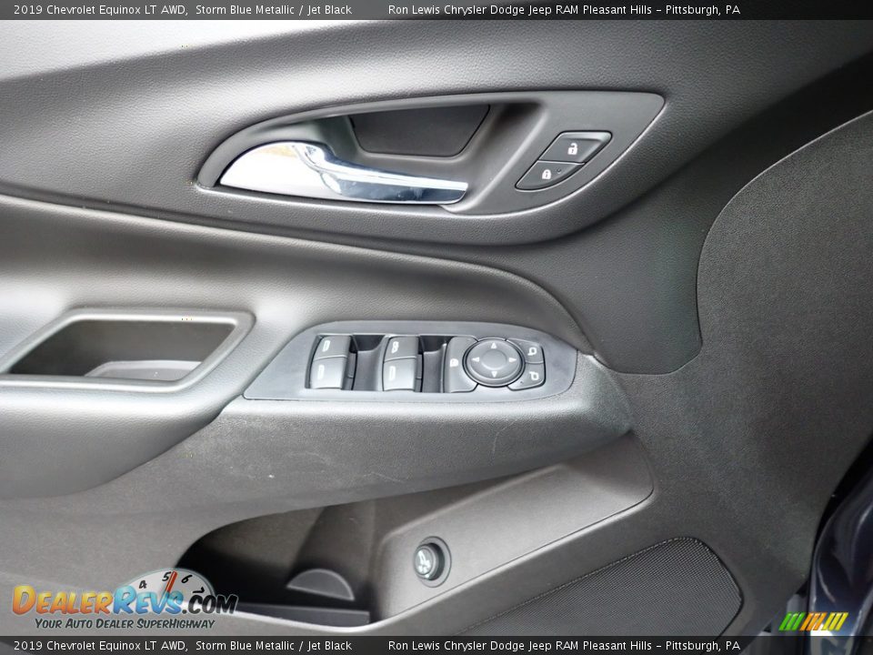 2019 Chevrolet Equinox LT AWD Storm Blue Metallic / Jet Black Photo #14