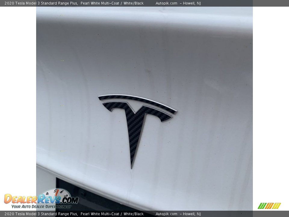 2020 Tesla Model 3 Standard Range Plus Pearl White Multi-Coat / White/Black Photo #16