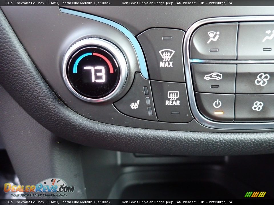 2019 Chevrolet Equinox LT AWD Storm Blue Metallic / Jet Black Photo #17