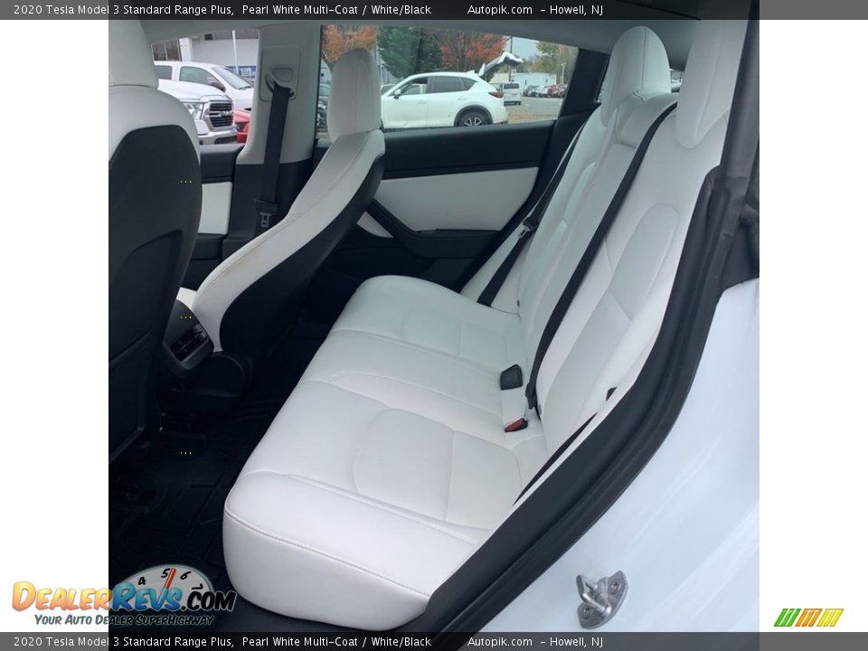 2020 Tesla Model 3 Standard Range Plus Pearl White Multi-Coat / White/Black Photo #19