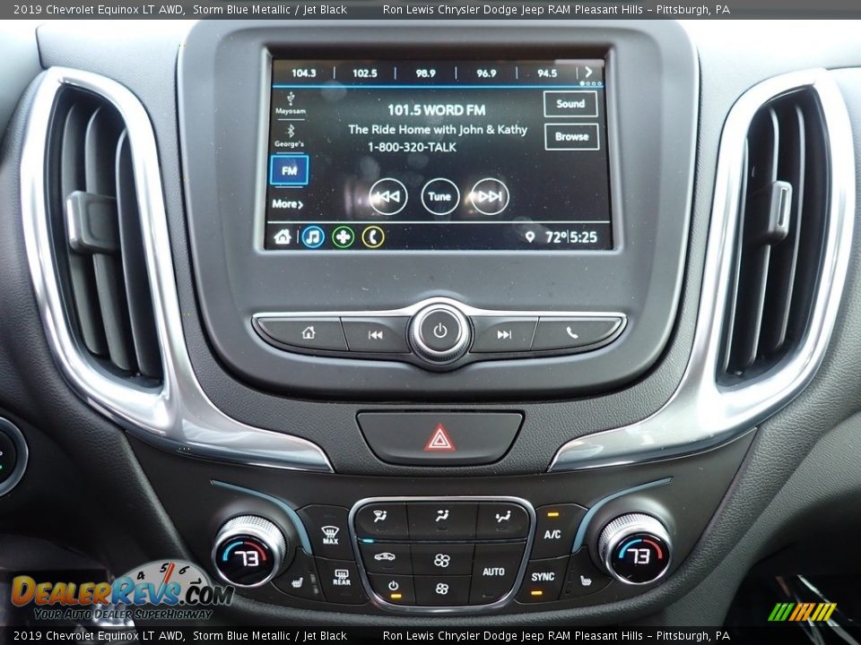 2019 Chevrolet Equinox LT AWD Storm Blue Metallic / Jet Black Photo #19