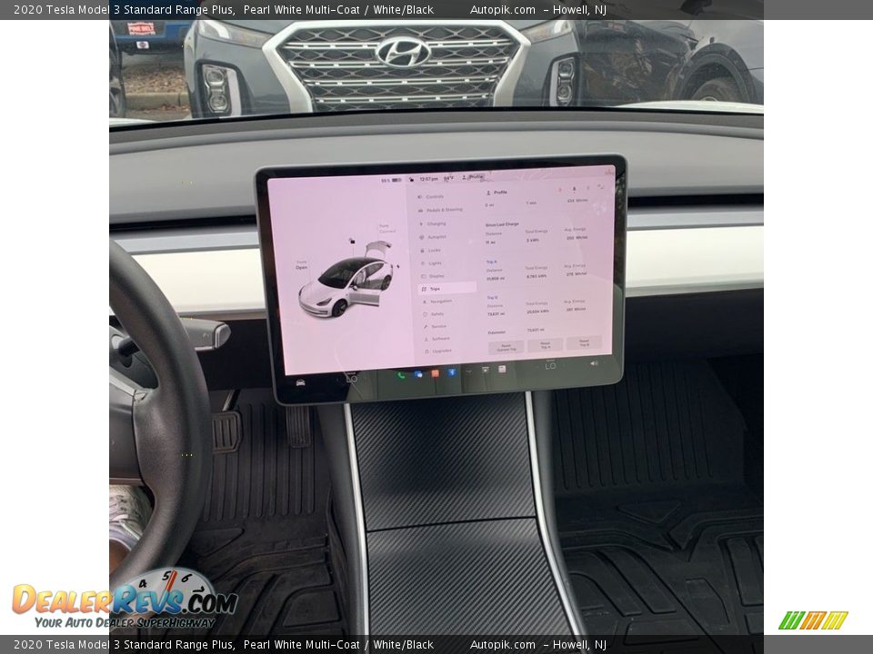 2020 Tesla Model 3 Standard Range Plus Pearl White Multi-Coat / White/Black Photo #22