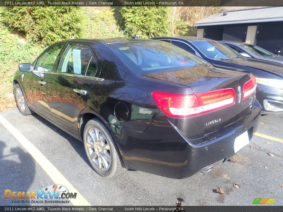 2011 Lincoln MKZ AWD Tuxedo Black Metallic / Dark Charcoal Photo #2