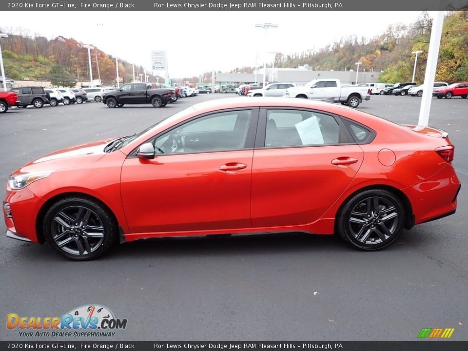 Fire Orange 2020 Kia Forte GT-Line Photo #2