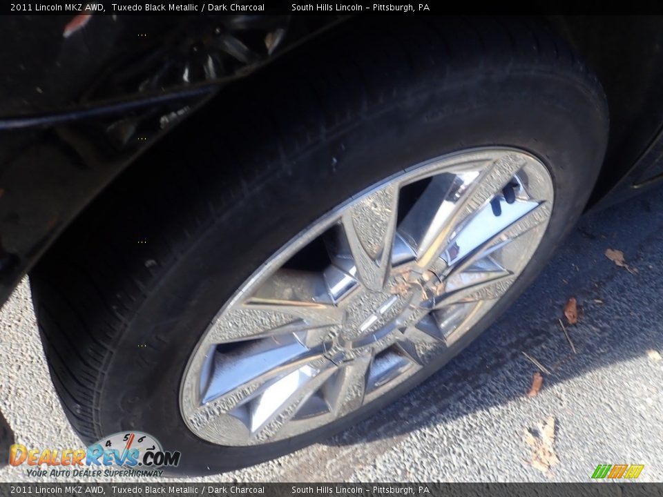 2011 Lincoln MKZ AWD Tuxedo Black Metallic / Dark Charcoal Photo #5
