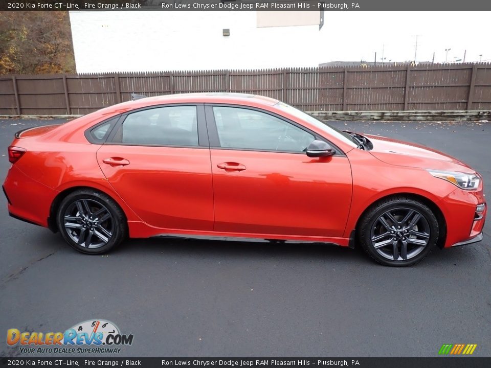 Fire Orange 2020 Kia Forte GT-Line Photo #7