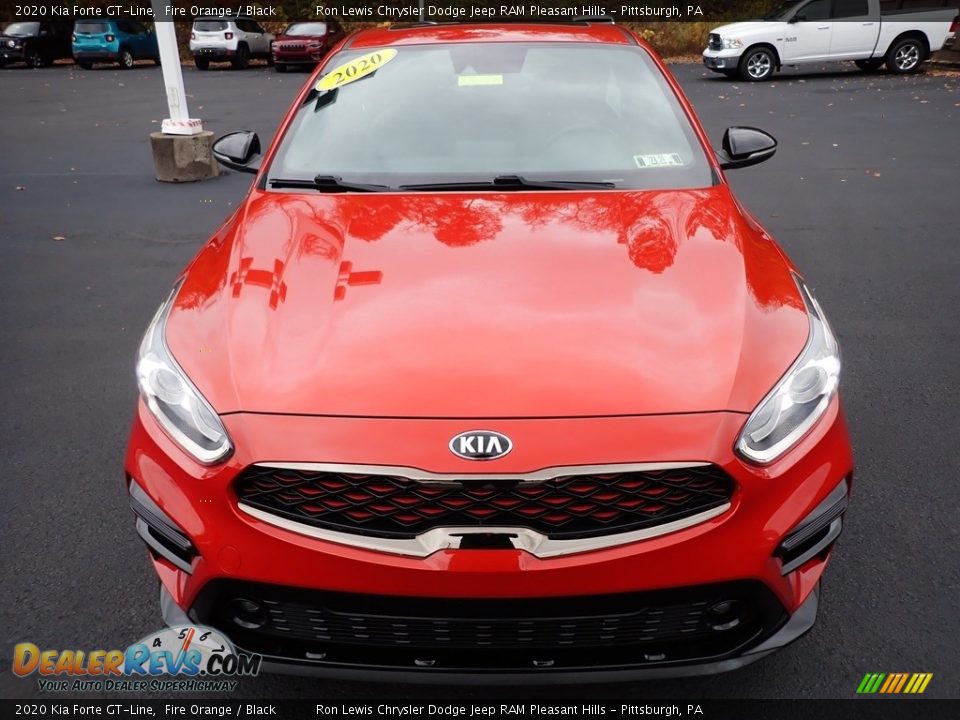 Fire Orange 2020 Kia Forte GT-Line Photo #9