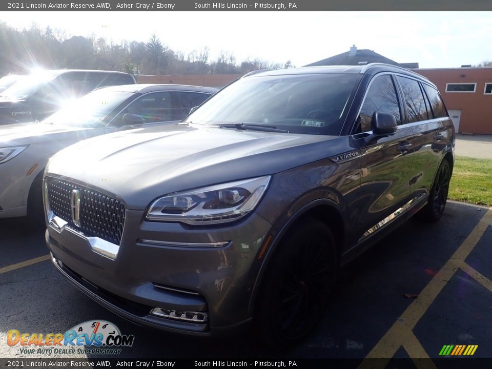 2021 Lincoln Aviator Reserve AWD Asher Gray / Ebony Photo #1