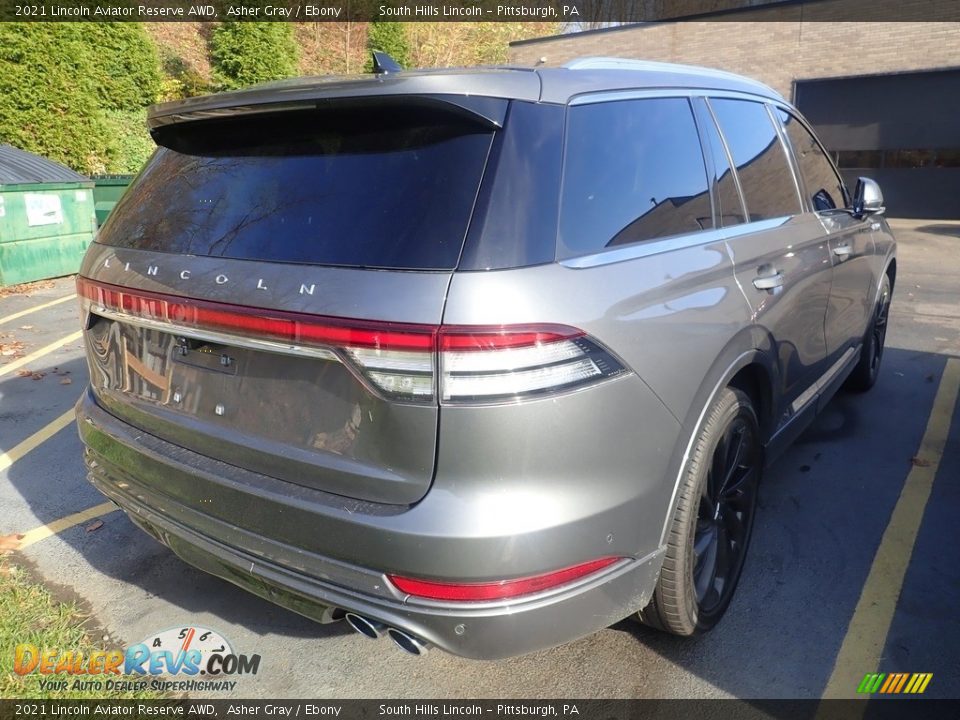 2021 Lincoln Aviator Reserve AWD Asher Gray / Ebony Photo #4