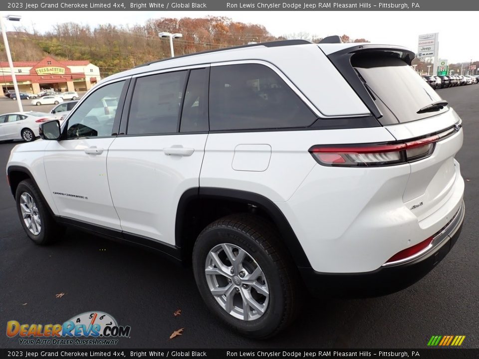 2023 Jeep Grand Cherokee Limited 4x4 Bright White / Global Black Photo #3
