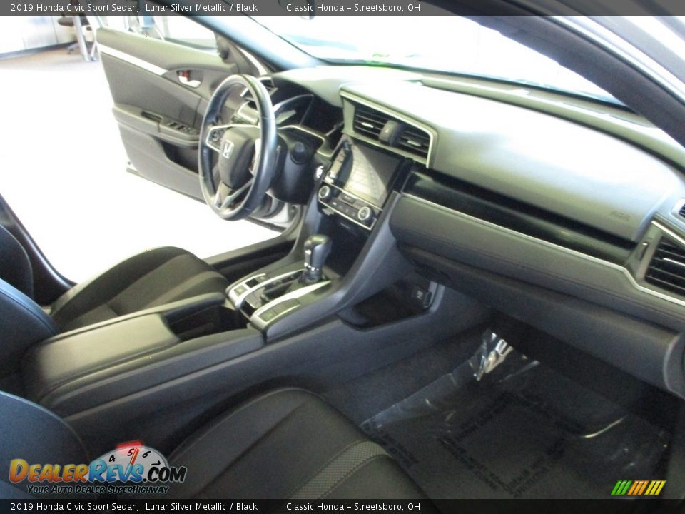 2019 Honda Civic Sport Sedan Lunar Silver Metallic / Black Photo #15