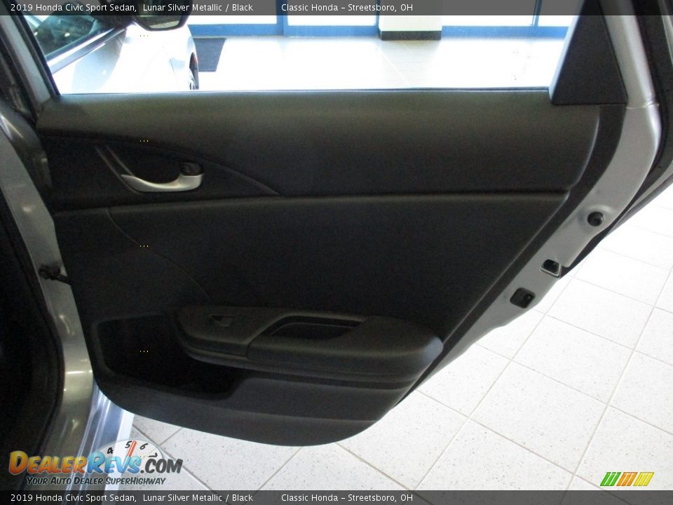 2019 Honda Civic Sport Sedan Lunar Silver Metallic / Black Photo #17