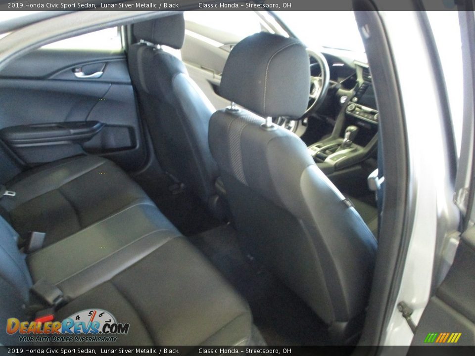 2019 Honda Civic Sport Sedan Lunar Silver Metallic / Black Photo #18