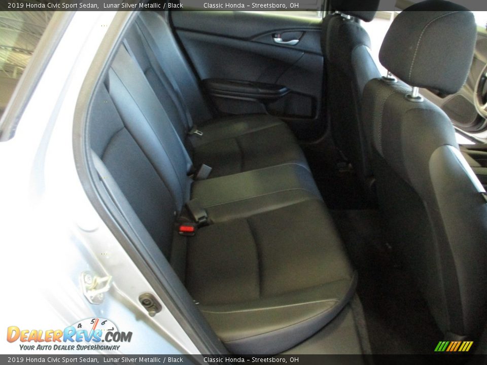 2019 Honda Civic Sport Sedan Lunar Silver Metallic / Black Photo #19