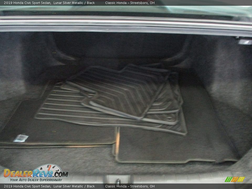 2019 Honda Civic Sport Sedan Lunar Silver Metallic / Black Photo #20