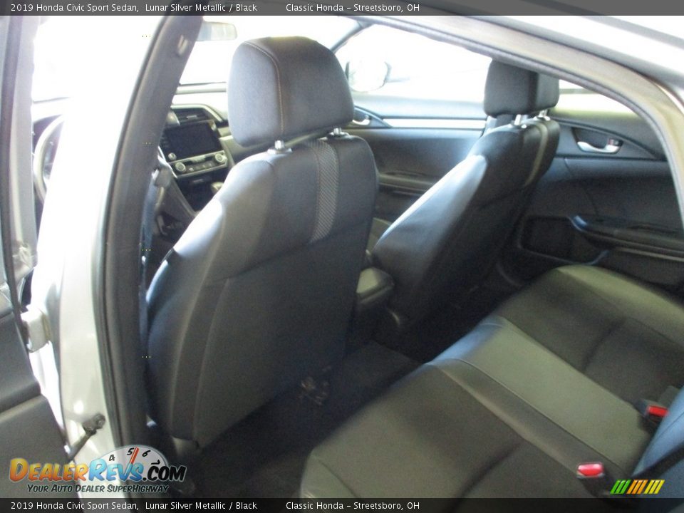 2019 Honda Civic Sport Sedan Lunar Silver Metallic / Black Photo #23