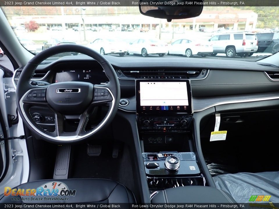 2023 Jeep Grand Cherokee Limited 4x4 Bright White / Global Black Photo #13