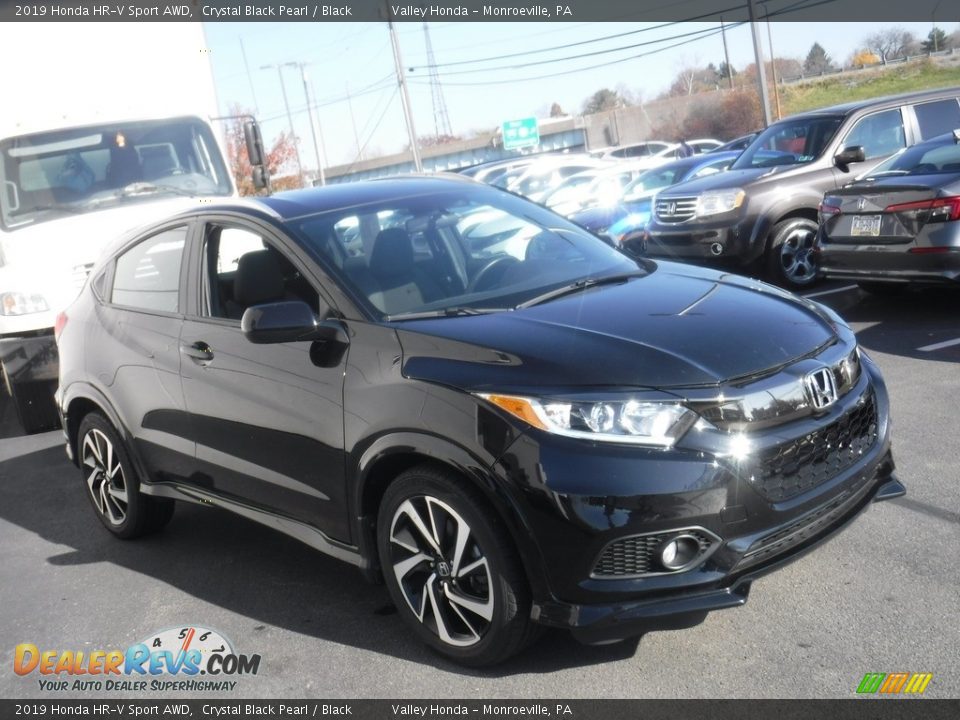 2019 Honda HR-V Sport AWD Crystal Black Pearl / Black Photo #5