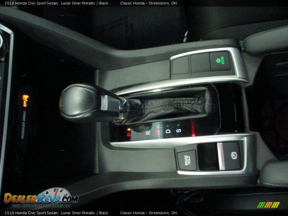 2019 Honda Civic Sport Sedan Lunar Silver Metallic / Black Photo #33