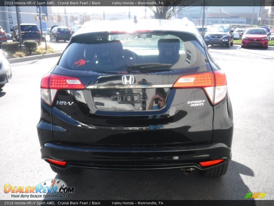 2019 Honda HR-V Sport AWD Crystal Black Pearl / Black Photo #8