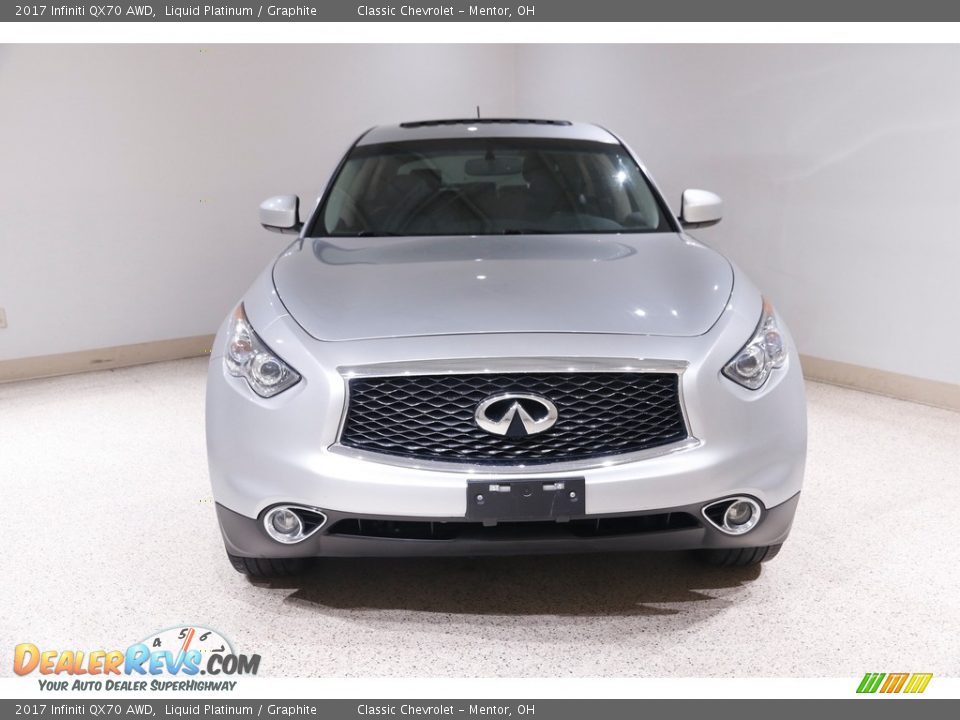 2017 Infiniti QX70 AWD Liquid Platinum / Graphite Photo #2