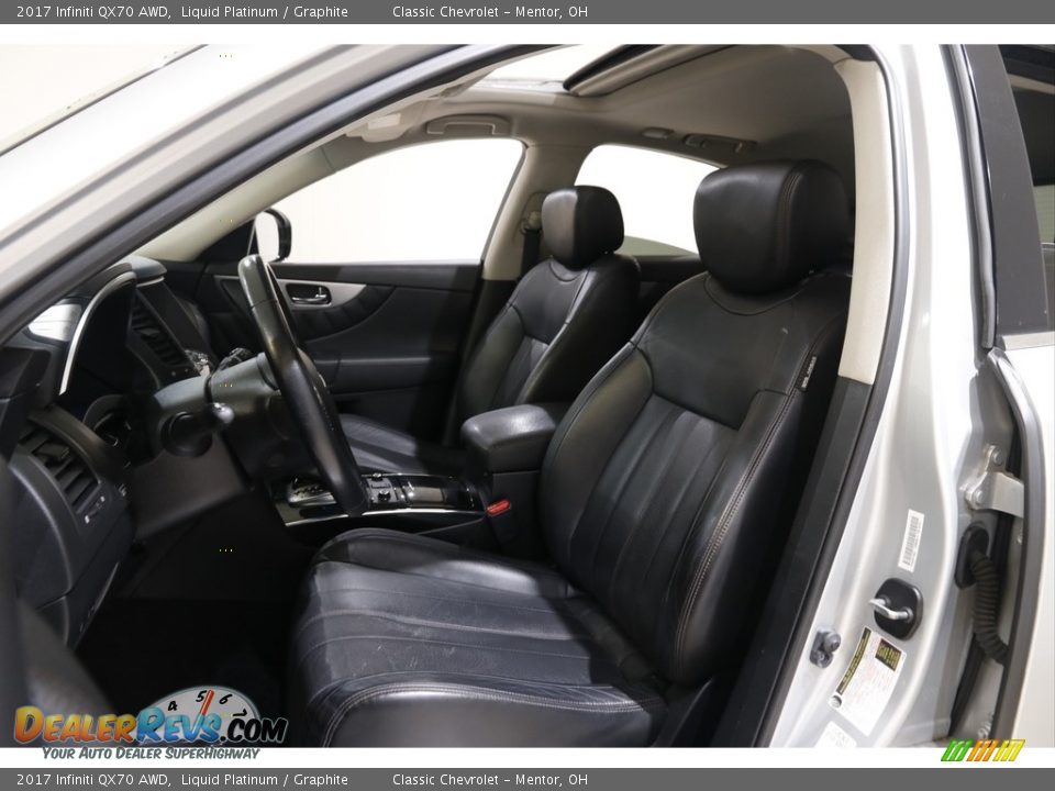 Front Seat of 2017 Infiniti QX70 AWD Photo #5
