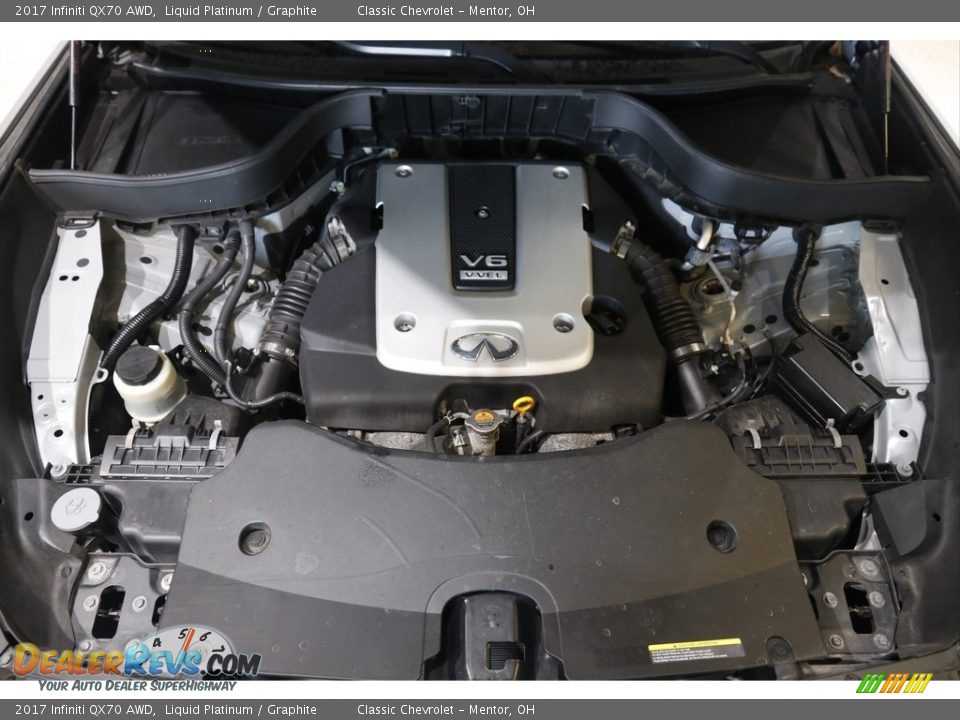 2017 Infiniti QX70 AWD 3.7 Liter DOHC 24-Valve CVCTS V6 Engine Photo #20