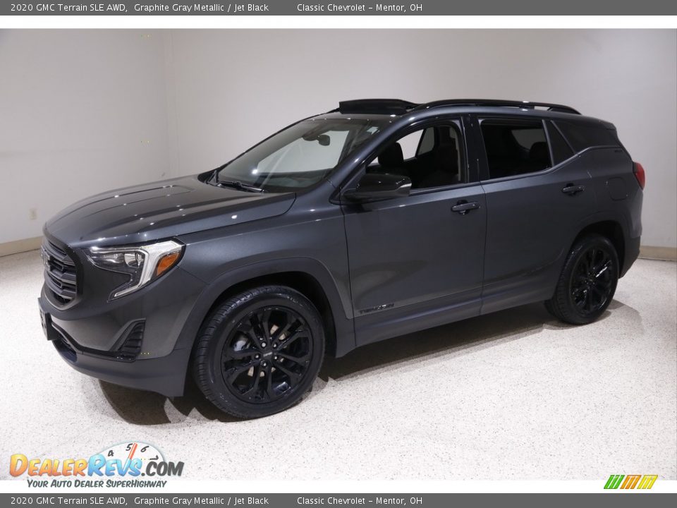 2020 GMC Terrain SLE AWD Graphite Gray Metallic / Jet Black Photo #3