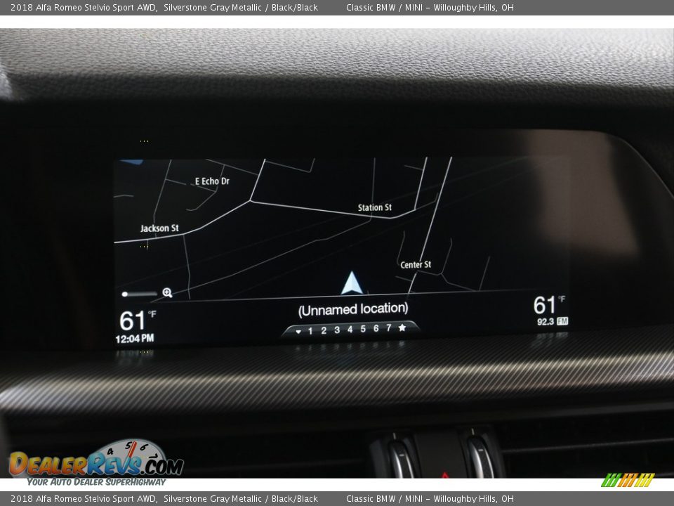 Navigation of 2018 Alfa Romeo Stelvio Sport AWD Photo #12