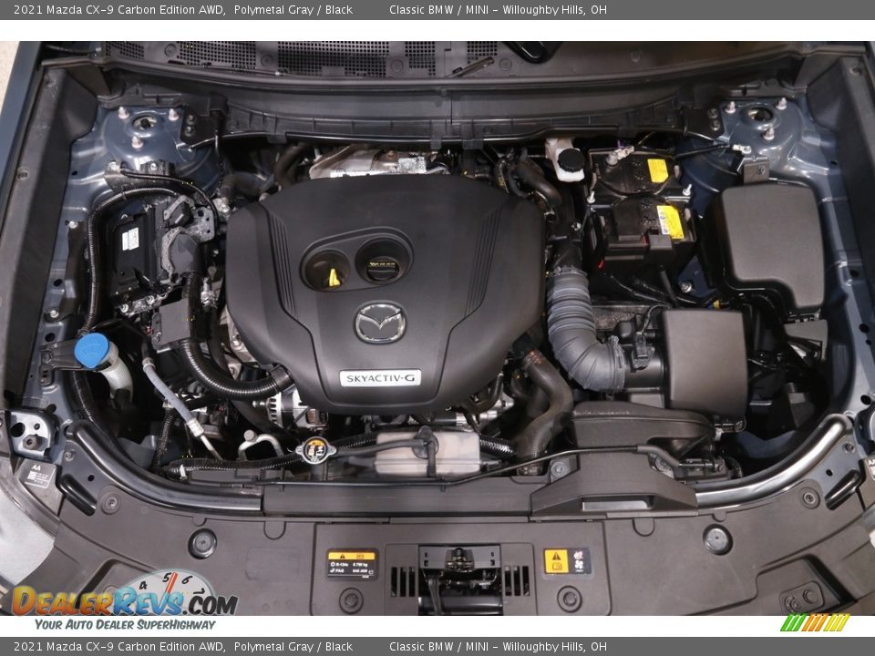 2021 Mazda CX-9 Carbon Edition AWD Polymetal Gray / Black Photo #20