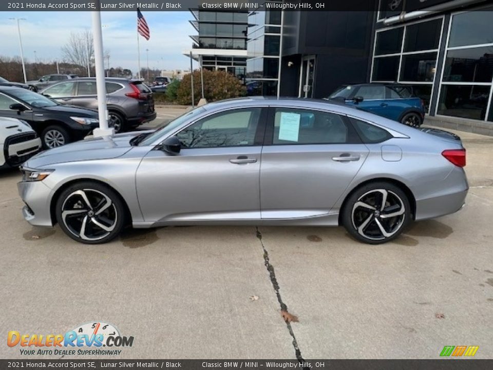 Lunar Silver Metallic 2021 Honda Accord Sport SE Photo #2