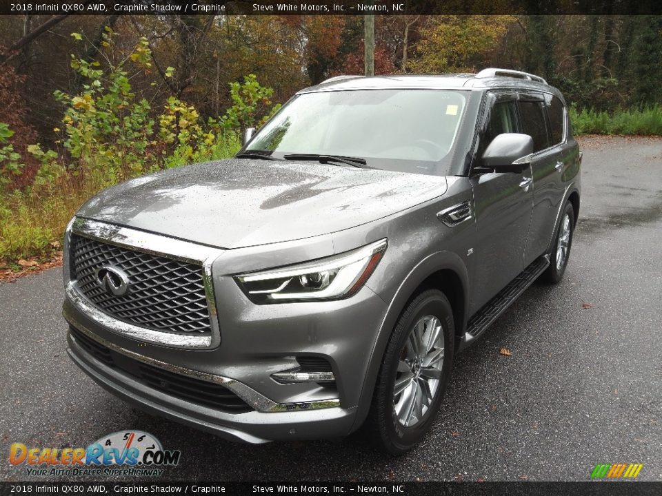 2018 Infiniti QX80 AWD Graphite Shadow / Graphite Photo #2