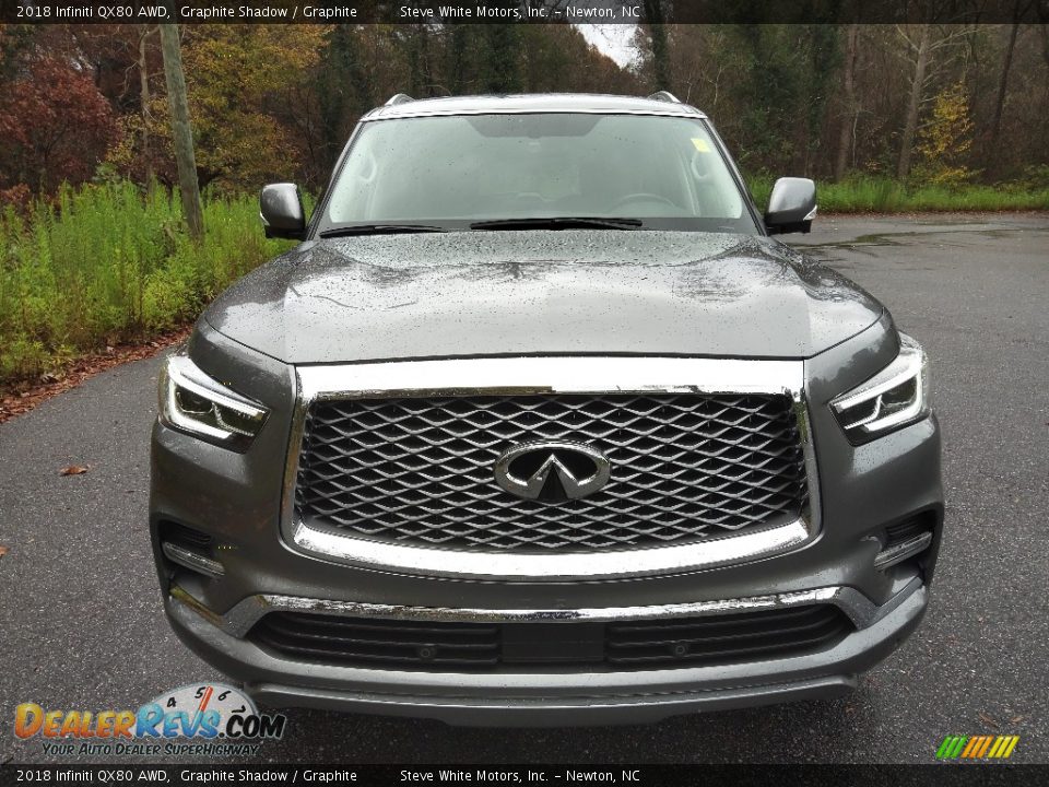 2018 Infiniti QX80 AWD Graphite Shadow / Graphite Photo #3