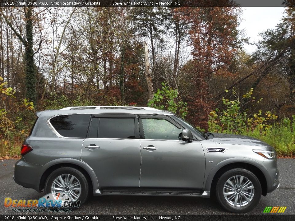 Graphite Shadow 2018 Infiniti QX80 AWD Photo #5