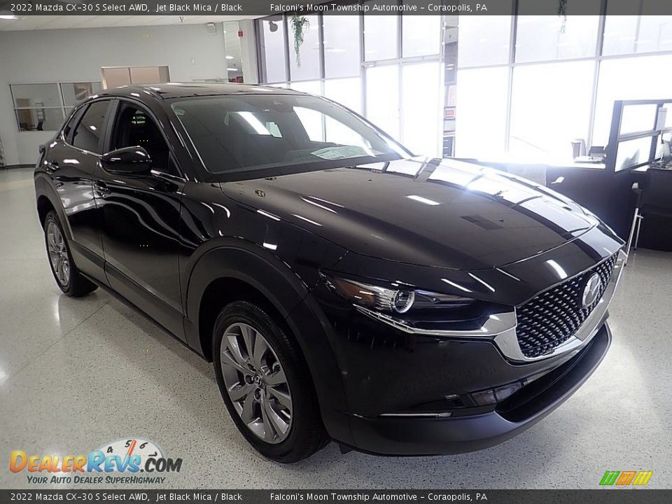 2022 Mazda CX-30 S Select AWD Jet Black Mica / Black Photo #8