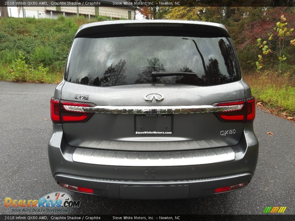 2018 Infiniti QX80 AWD Graphite Shadow / Graphite Photo #7