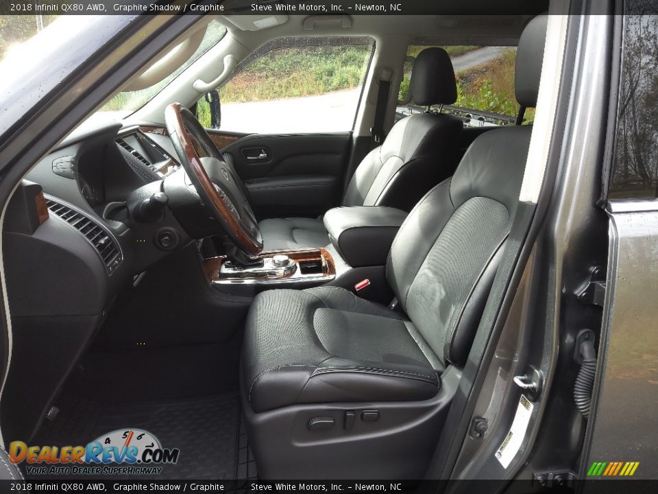 Front Seat of 2018 Infiniti QX80 AWD Photo #13