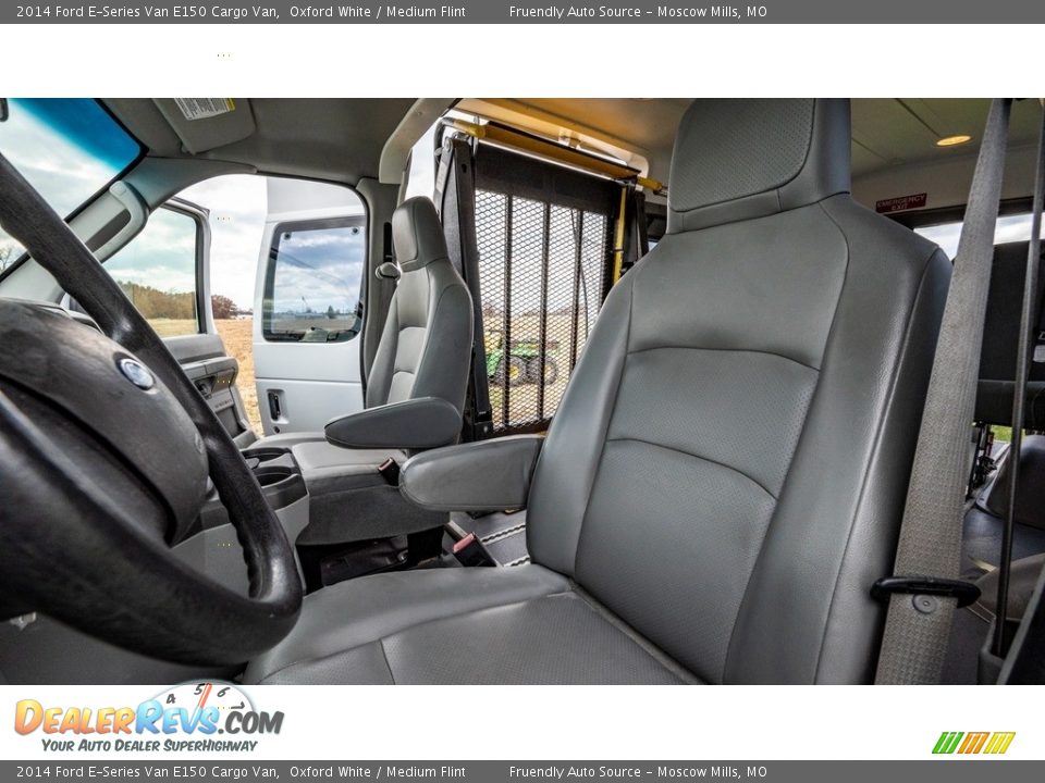 2014 Ford E-Series Van E150 Cargo Van Oxford White / Medium Flint Photo #16