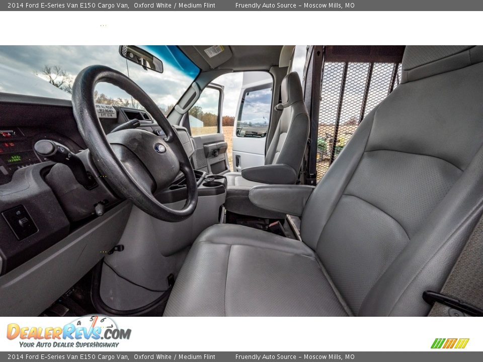 2014 Ford E-Series Van E150 Cargo Van Oxford White / Medium Flint Photo #17